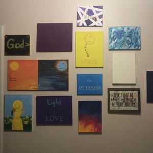 Customizable canvas paintings